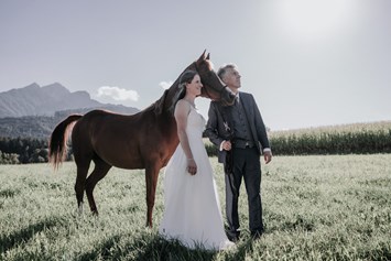 Hochzeitsfotograf: Hochzeitsshooting mit Araberstute Mystery - Barbara Weber Photography