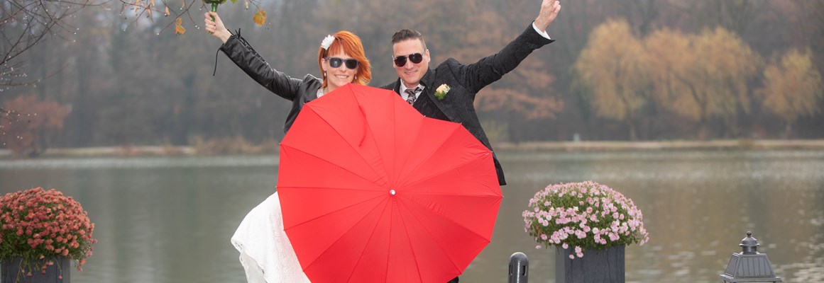 Hochzeitsfotograf: Regen macht uns nichts - Dein schönster Tag - Hochzeitsfotografie