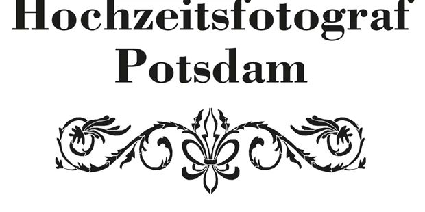 Hochzeitsfotos - Videografie buchbar - Brandenburg - Logo Hochzeitsfotograf Potsdam - Hochzeitsfotograf Potsdam