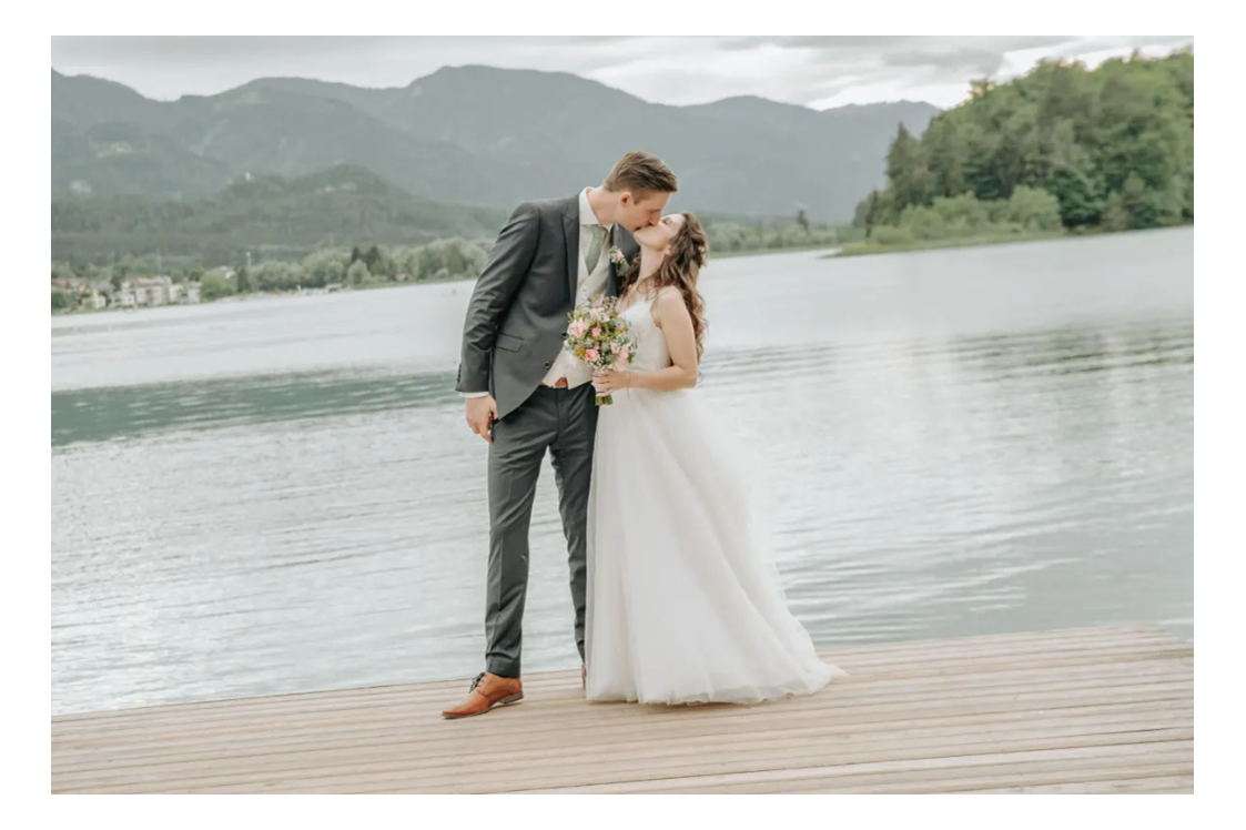 Hochzeitsfotograf: Brautpaar am Faaker See - Melanie Timm
