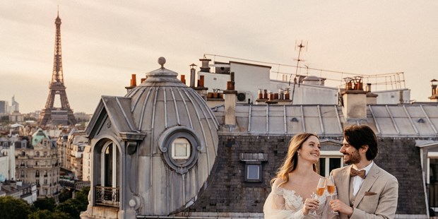 Hochzeitsfotos - Nordseeküste - Über den Dächern von Paris♥️ - Andy & Lika Fotografie 