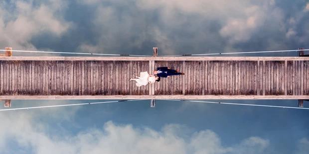 Hochzeitsfotos - Art des Shootings: Prewedding Shooting - Gumpoldskirchen - In Frame