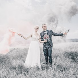 Hochzeitsfotograf: Raucheffekt auf Anfrage - Foto Krammer