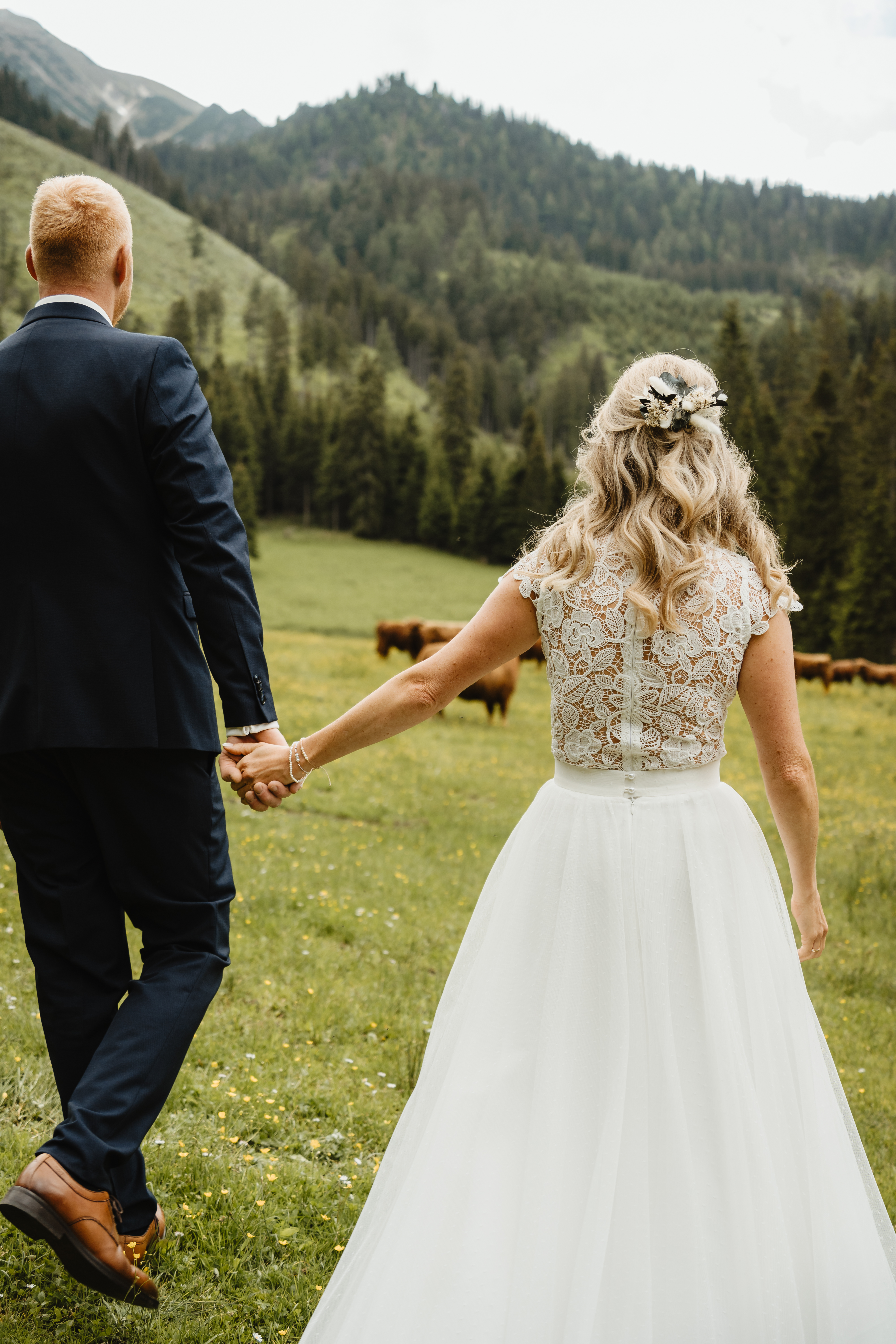 Hochzeitsfotos - Berufsfotograf - St. Pölten - Traumhochzeit in den Bergen, Location: Bergerhube - Triebental - lisakfoto