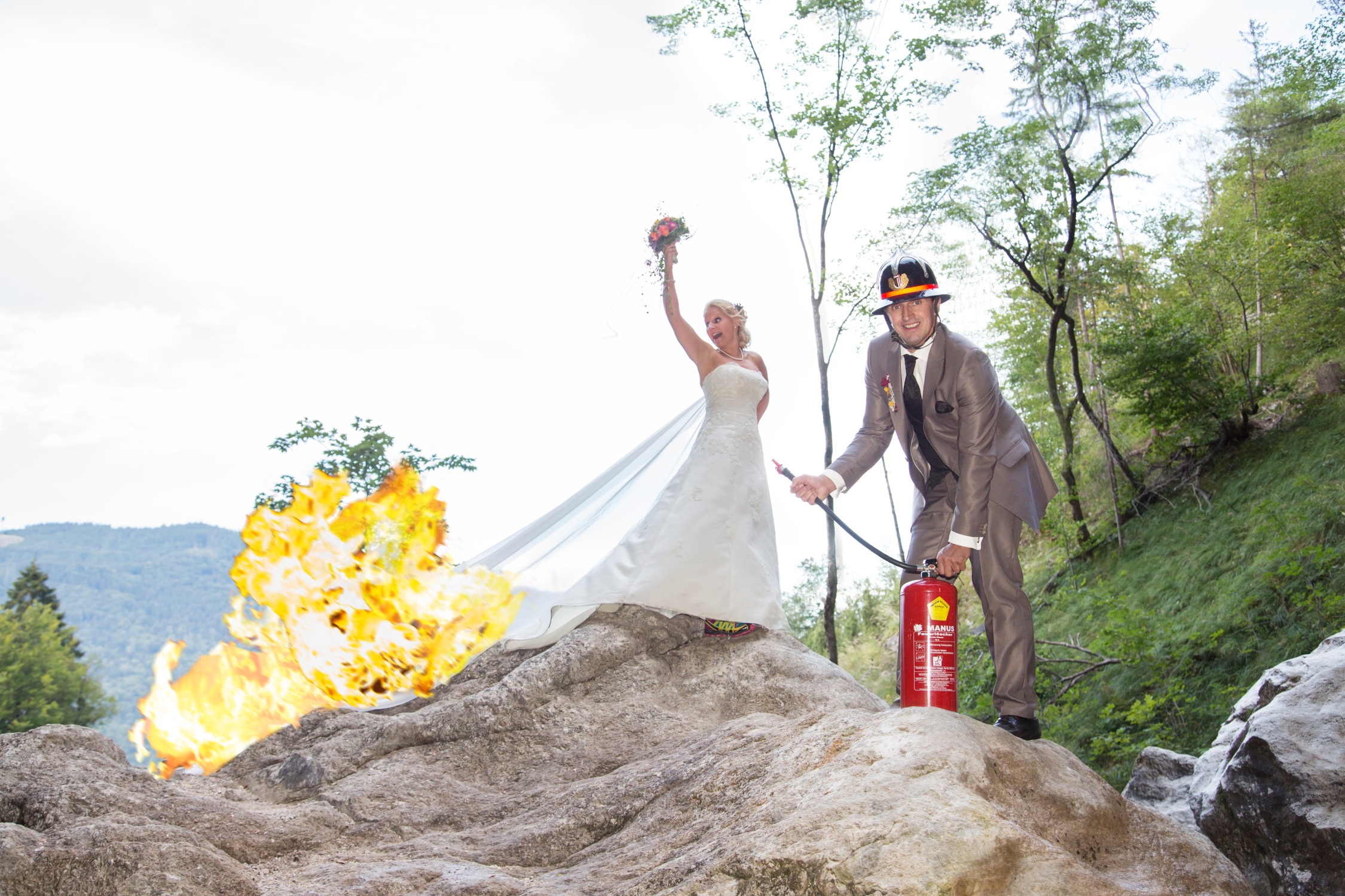 Hochzeitsfotos - Fotostudio - Gallneukirchen - Fireman wedding - Markus Nitsche Fotografie